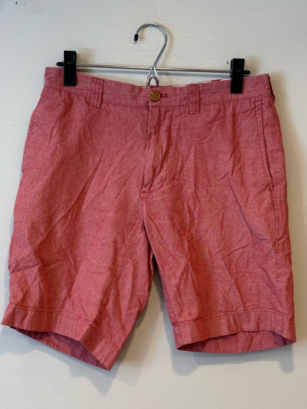J.Crew Men's Gramercy Chino Shorts - Pink/Salmon (Size 29)